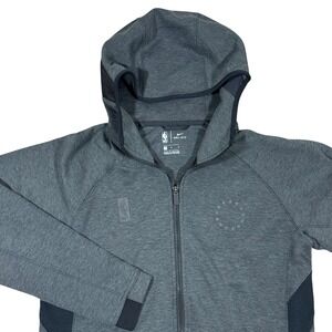Nike Philadelphia 76ers Full Zip Hoodie Men's Medium Gray NBA Dri-FIT Train Run
